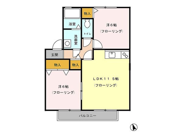 ハイカムール・シアンの物件間取画像